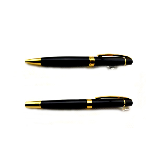 Black ballpoint pen&roller pen